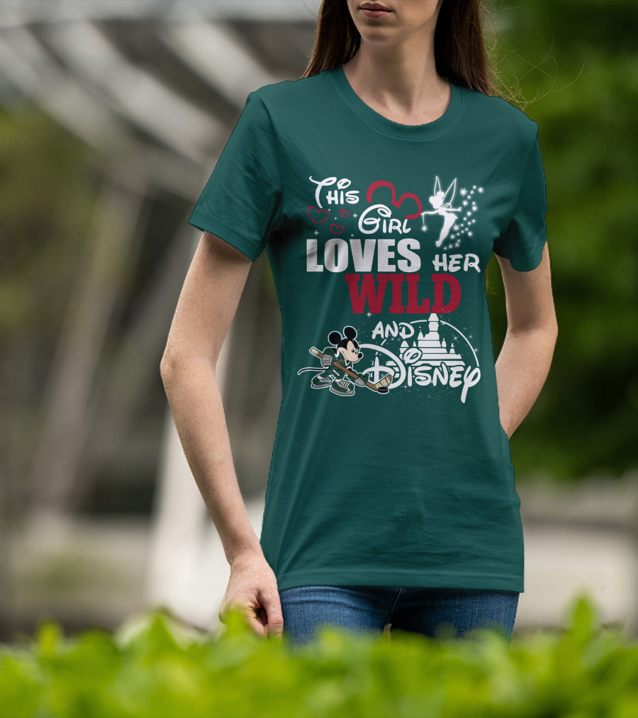 This Girl Loves Her Wild And Disney T-Shirt