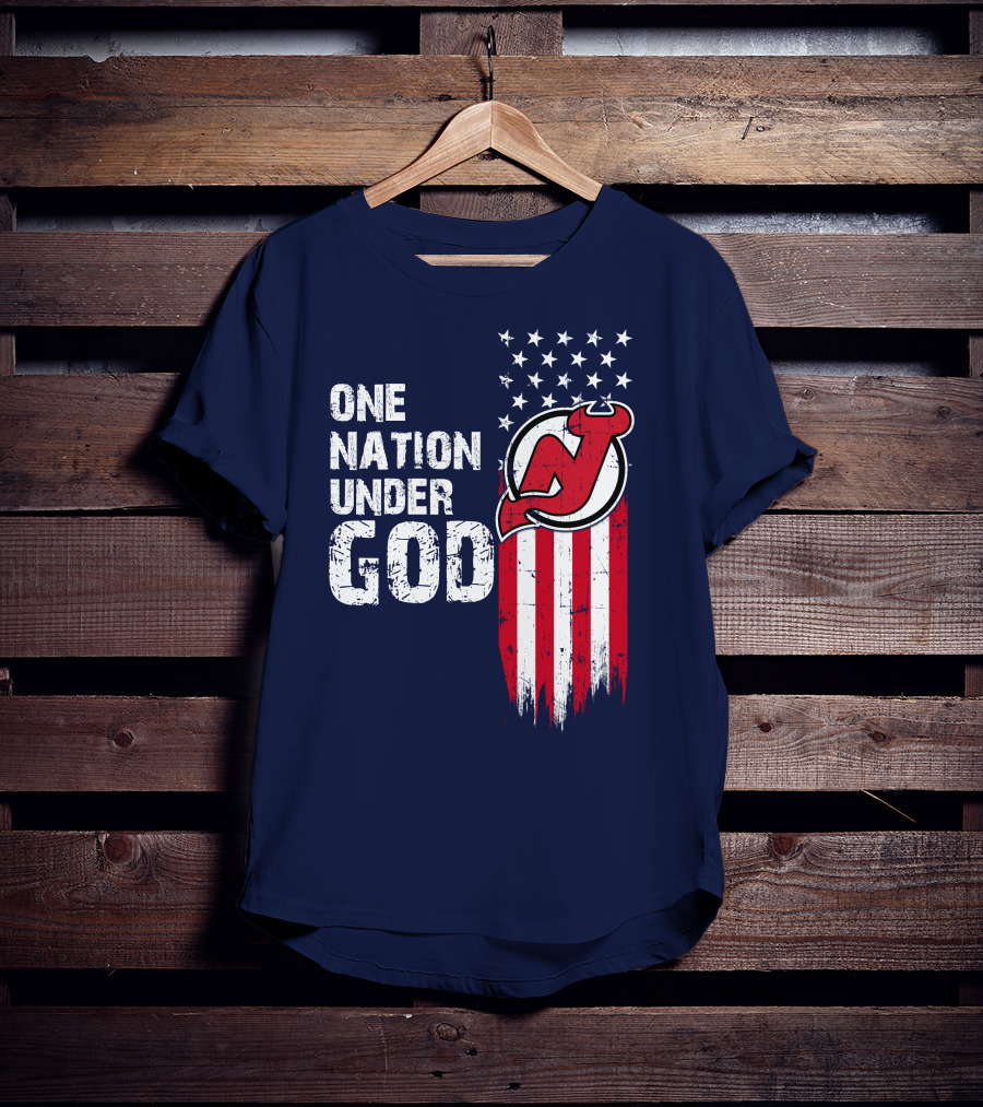 One Nation Under God New Jersey Devils T-Shirt