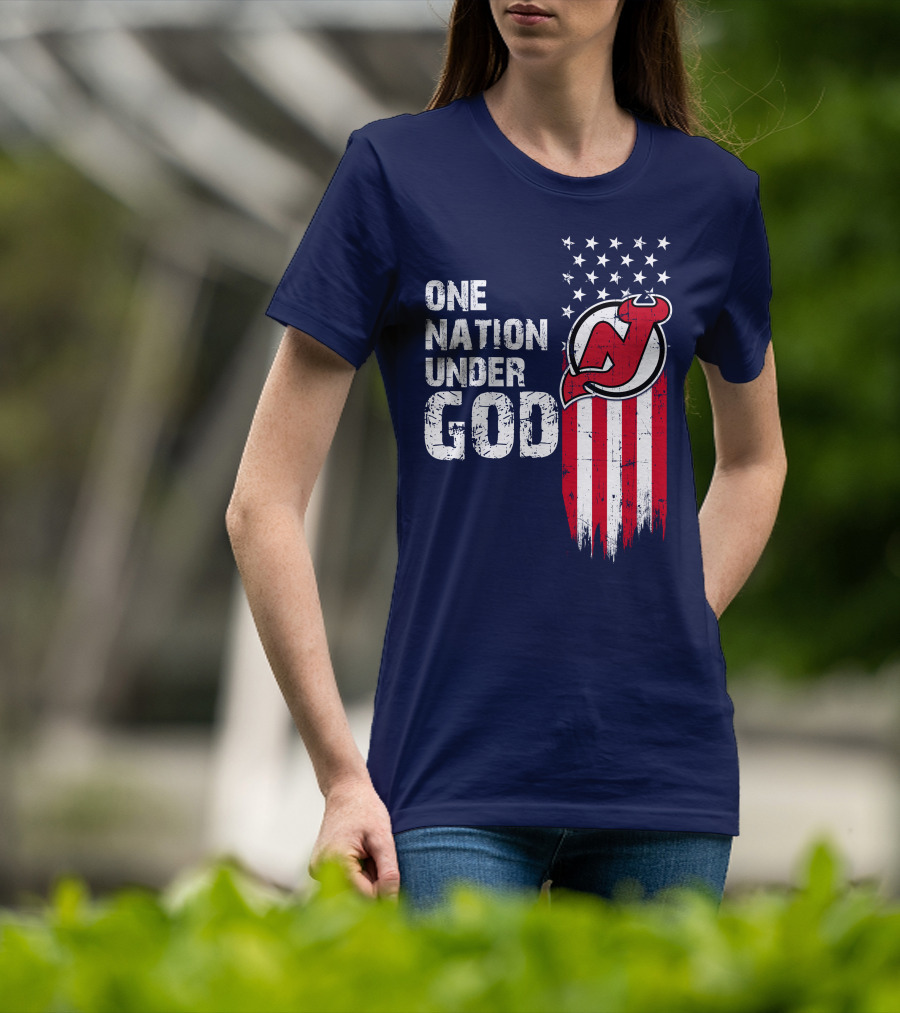 One Nation Under God New Jersey Devils T-Shirt