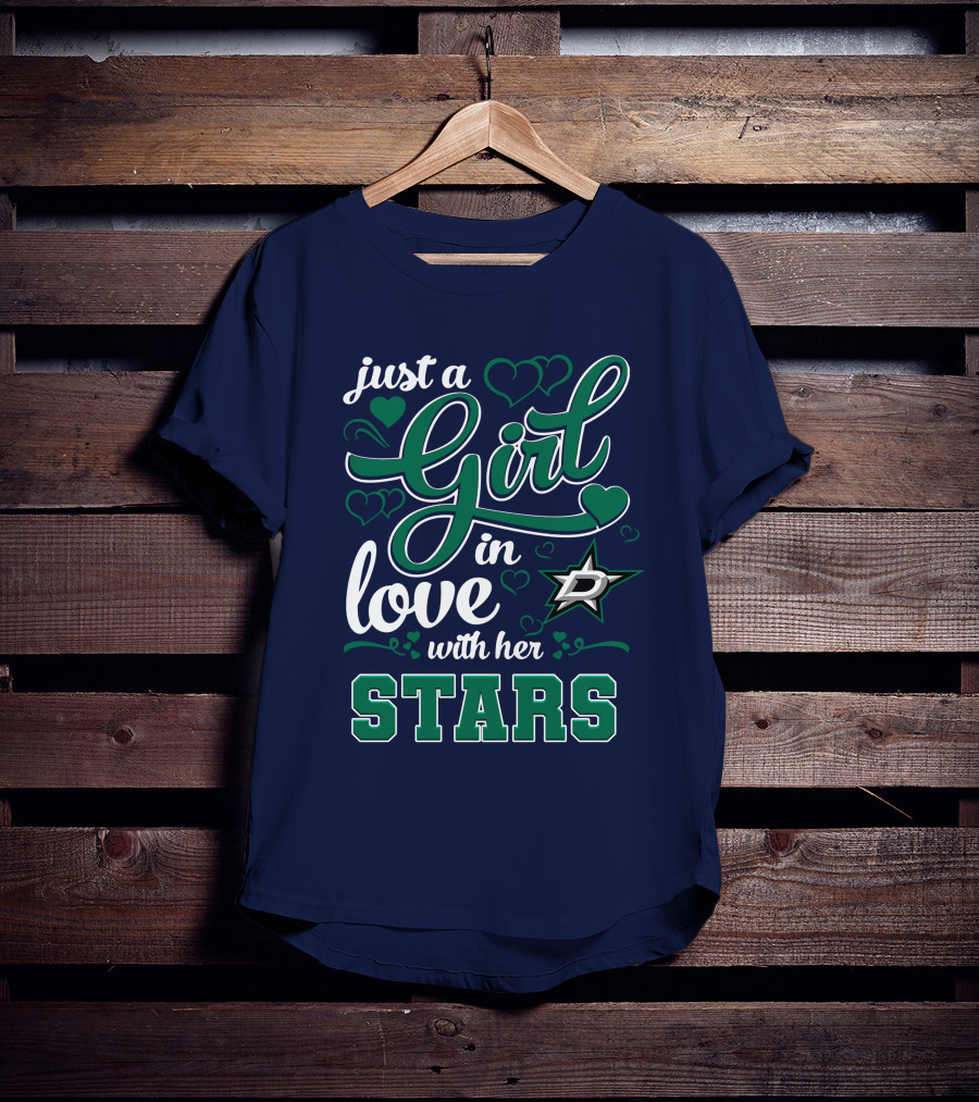 Just A Girl In Love With Her Dallas Stars T-Shirt