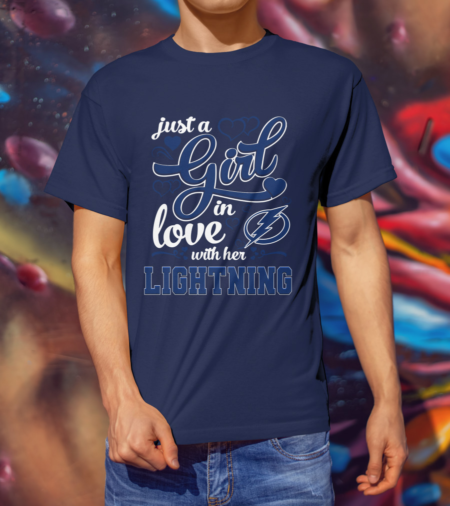 Just A Girl In Love With Her Tampa Bay Lightning T-Shirt