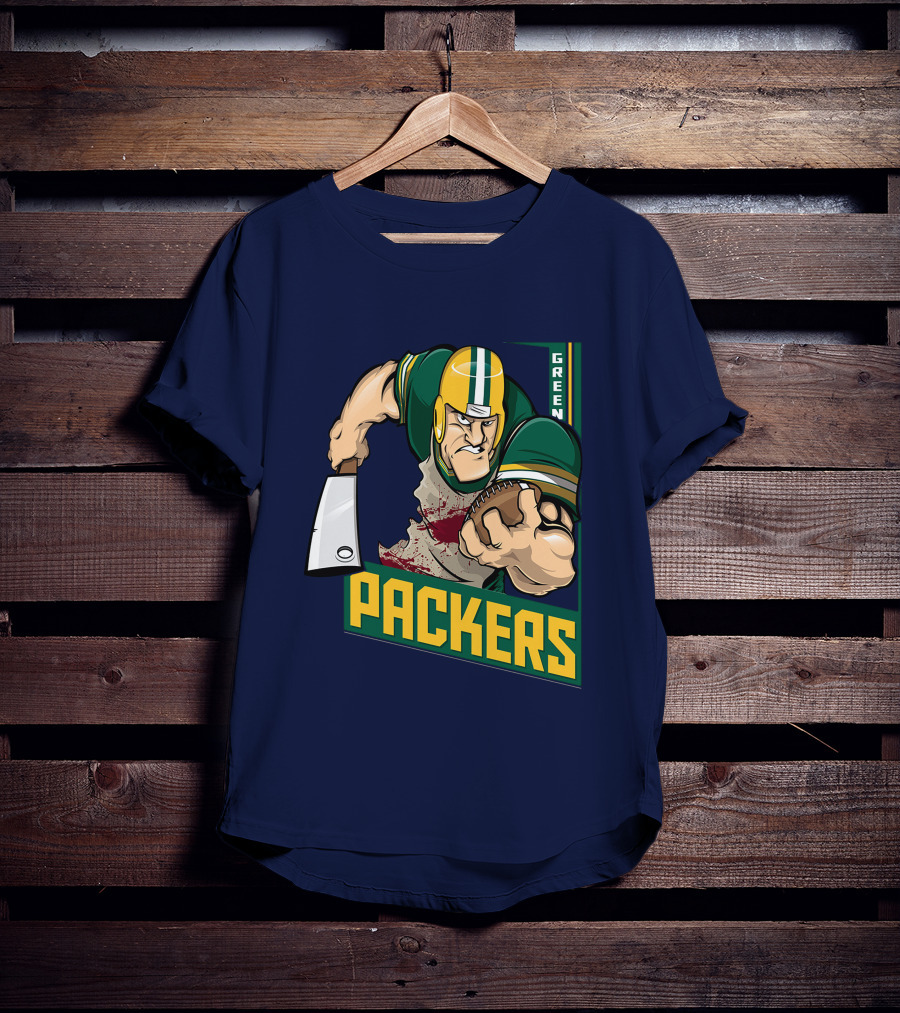 Green Bay Packers Tough Gridiron Warrior T-Shirt