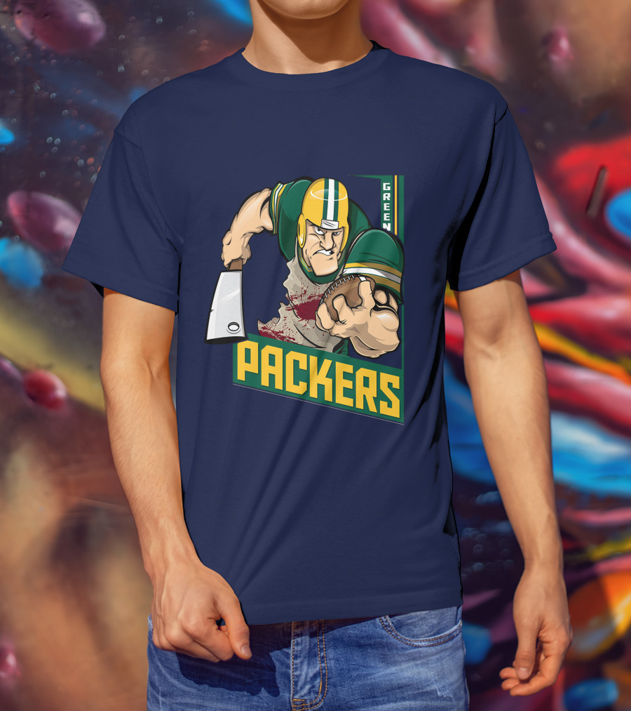 Green Bay Packers Tough Gridiron Warrior T-Shirt