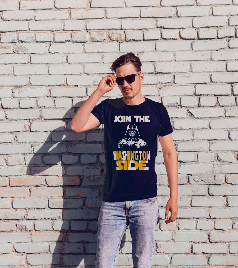 Join The Washington Side Darth Vader T-Shirt