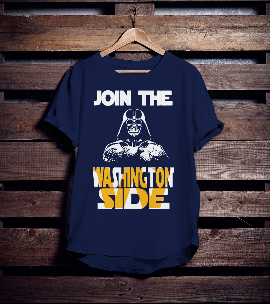 Join The Washington Side Darth Vader T-Shirt
