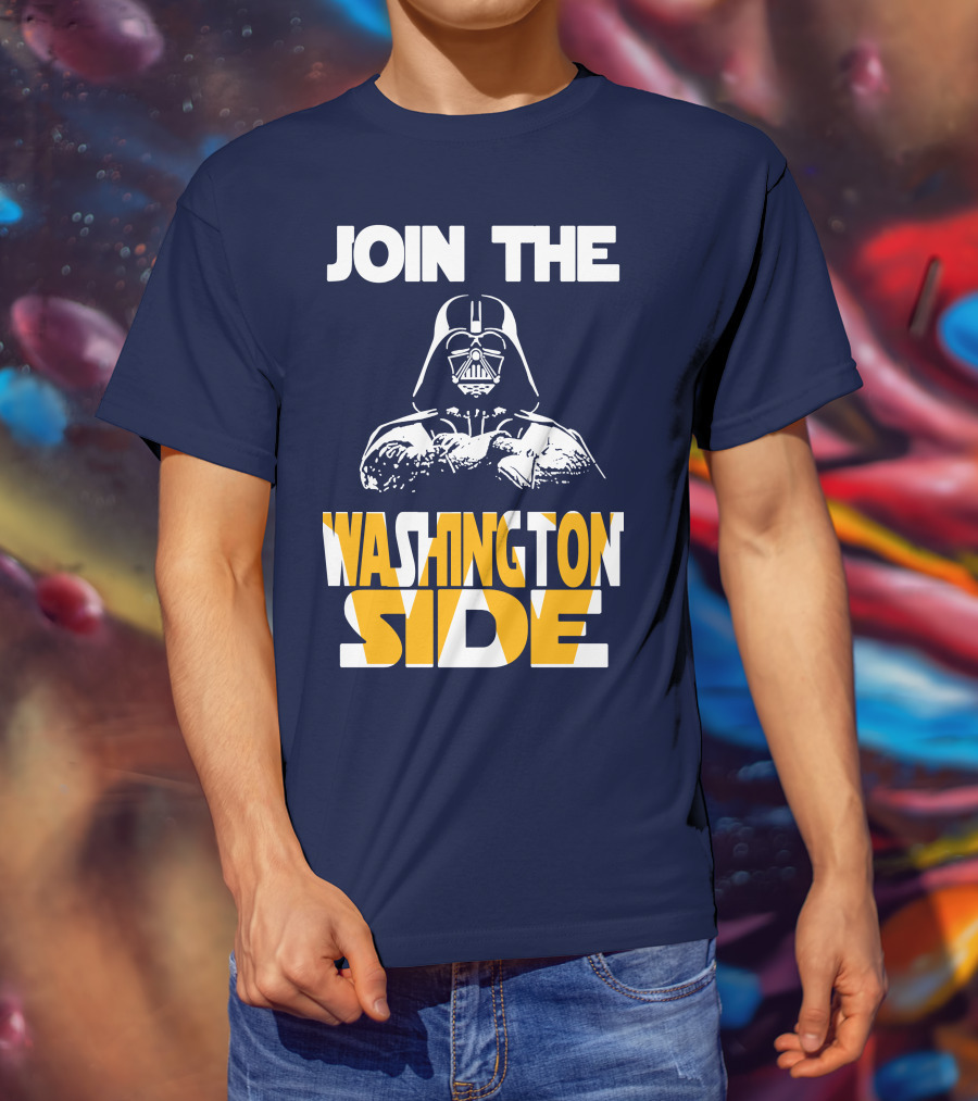 Join The Washington Side Darth Vader T-Shirt
