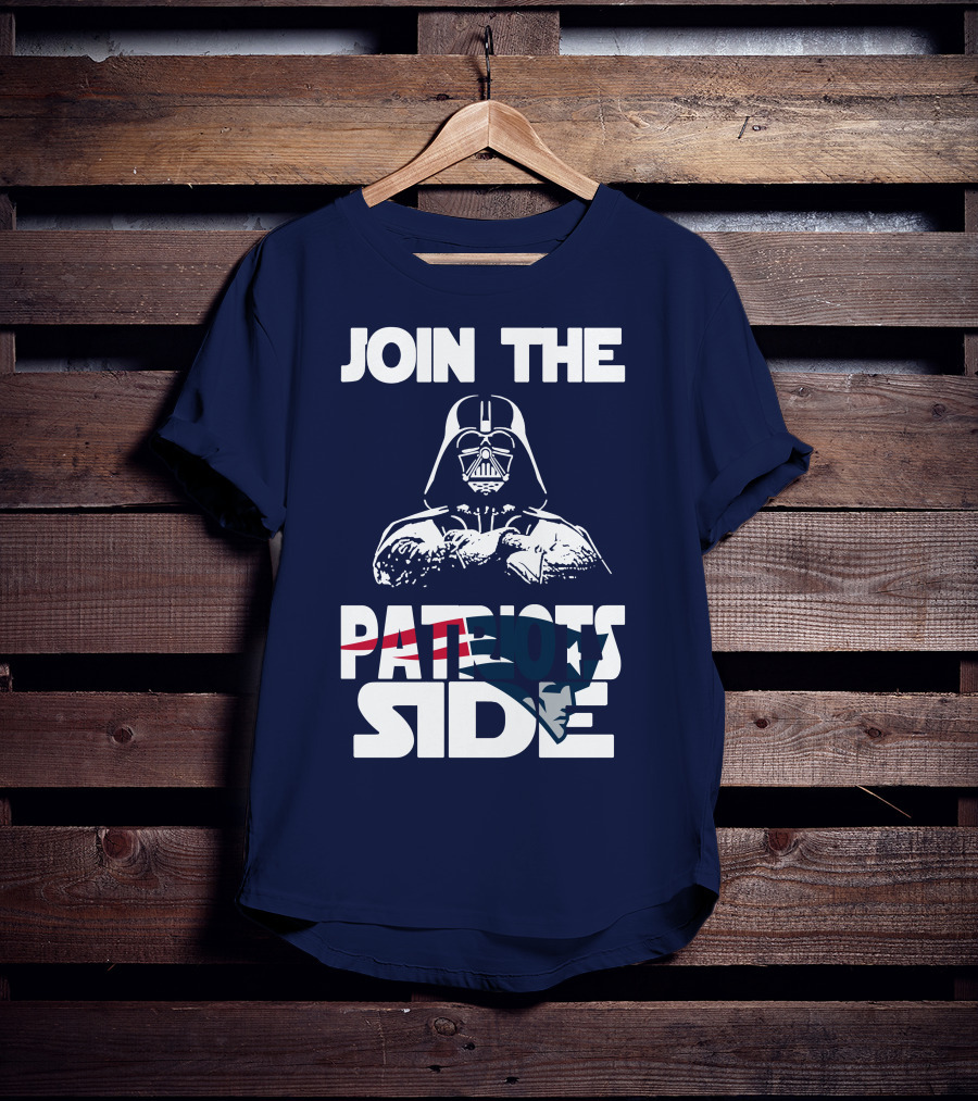 Join The New England Patriots Side T-Shirt