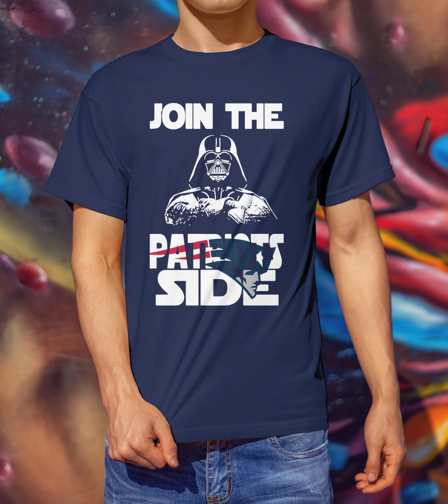 Join The New England Patriots Side T-Shirt