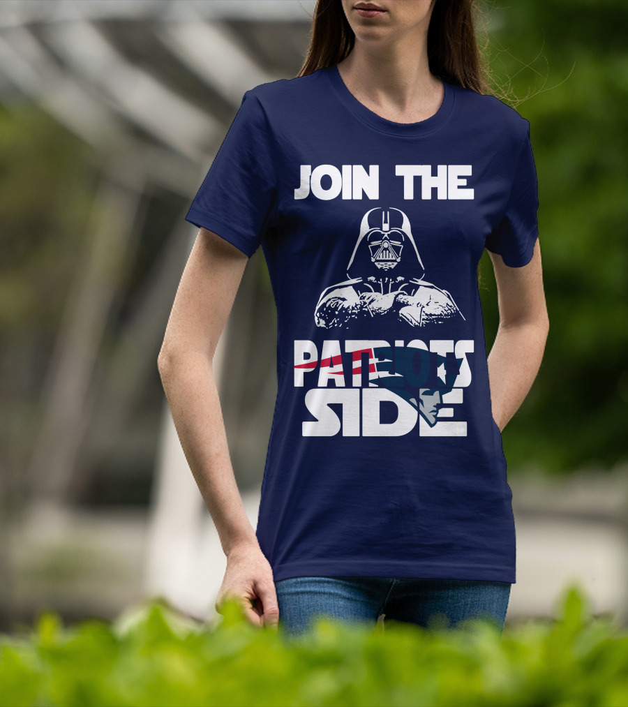 Join The New England Patriots Side T-Shirt
