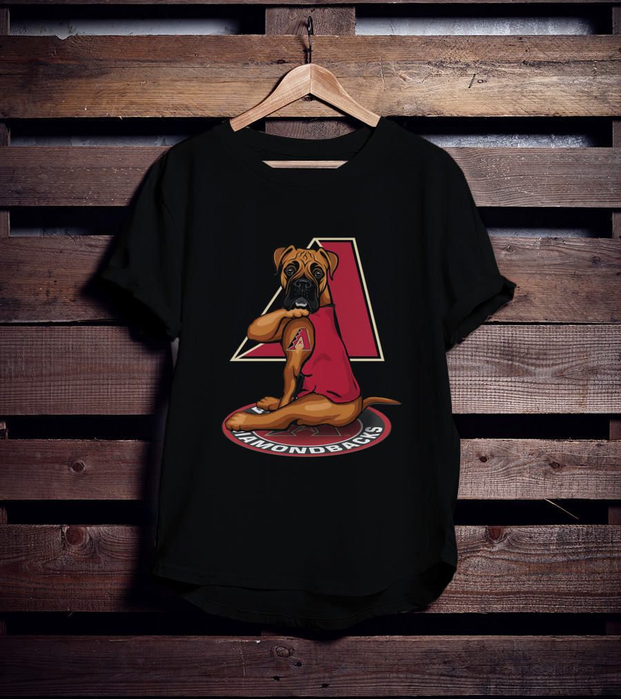 Arizona Diamondbacks Dog With Logo And Iconic A T-Shirt