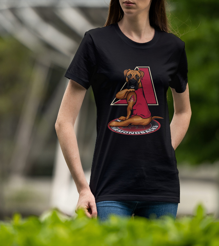 Arizona Diamondbacks Dog With Logo And Iconic A T-Shirt