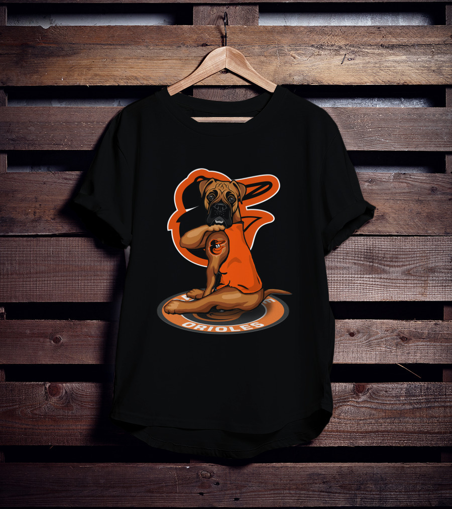 Baltimore Orioles Dog Logo Major League Baseball T-Shirt