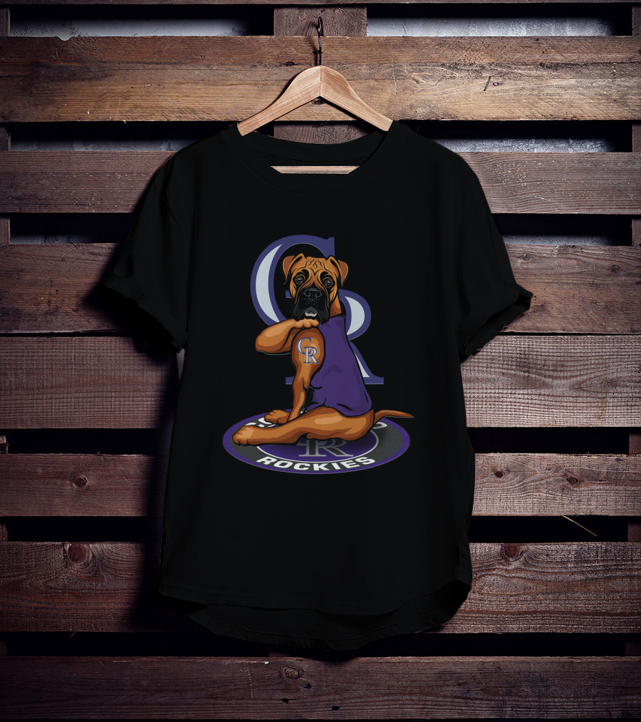 Colorado Rockies Dog Mascot Cr T-Shirt