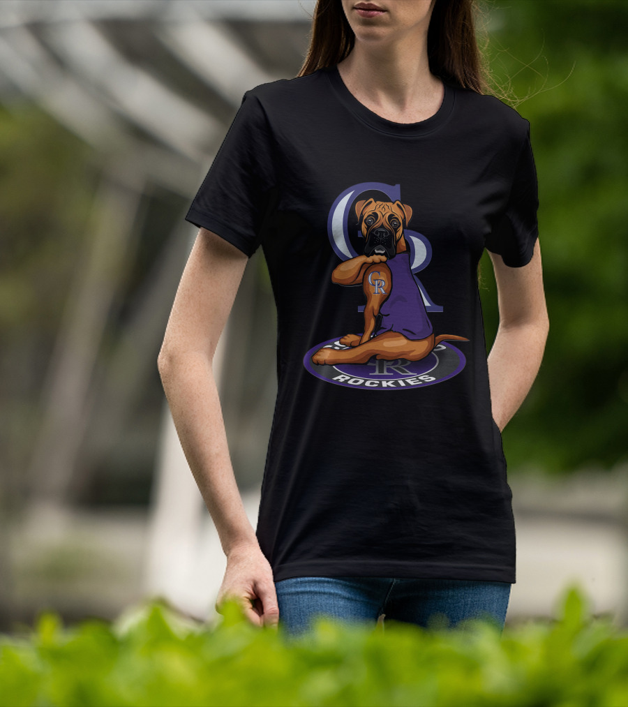 Colorado Rockies Dog Mascot Cr T-Shirt