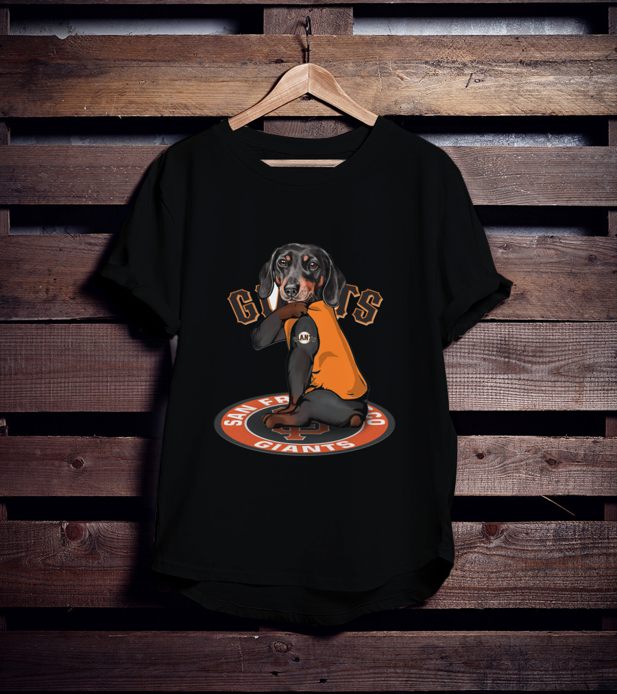San Francisco Giants Dog Giants Baseball Giants T-Shirt