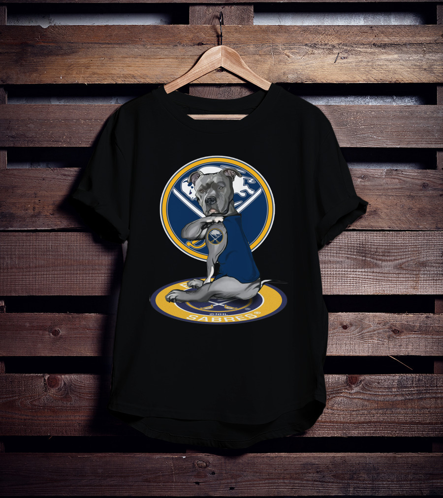 Buffalo Sabres Dog Mascot Nhl Team T-Shirt