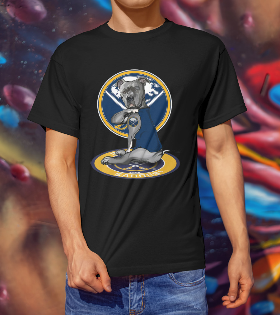 Buffalo Sabres Dog Mascot Nhl Team T-Shirt