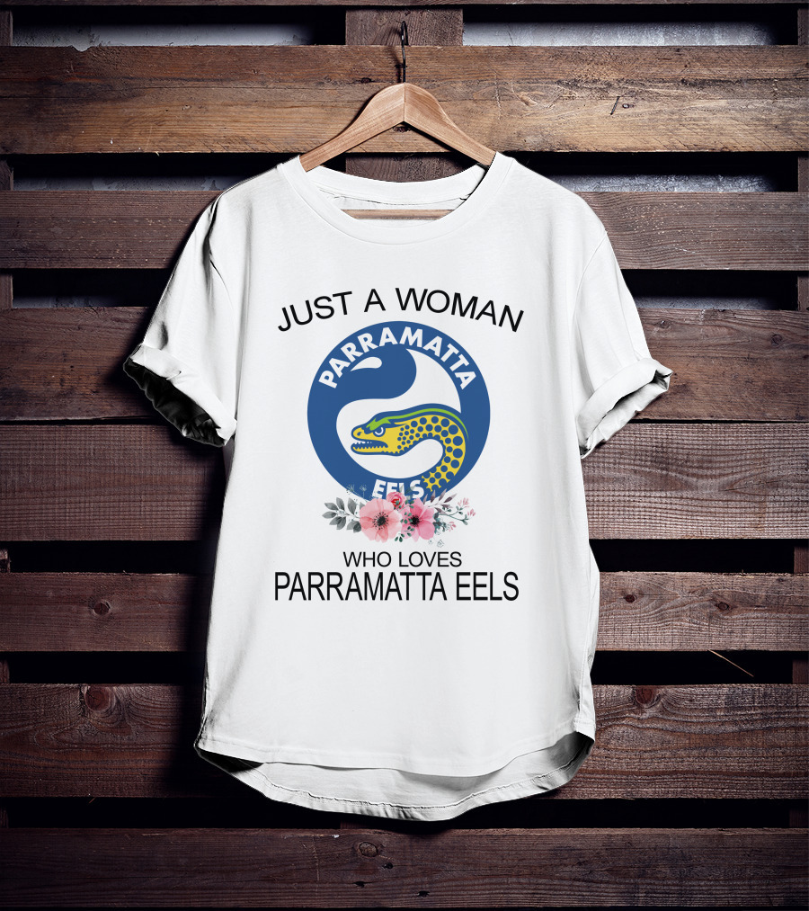 Just A Woman Who Loves Parramatta Eels Parramatta Eels T-Shirt