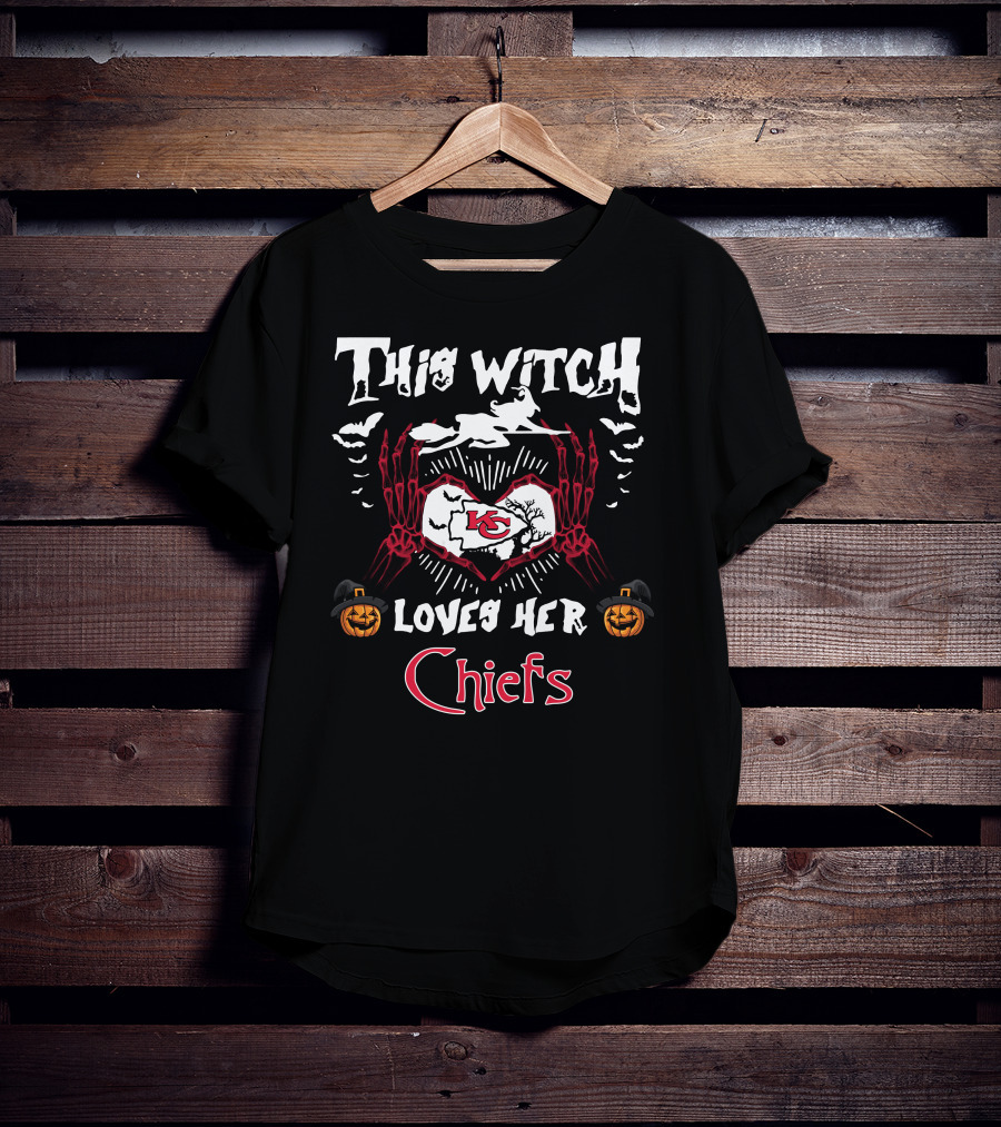 This Witch Loves Her Kansas City Chiefs T-Shirt