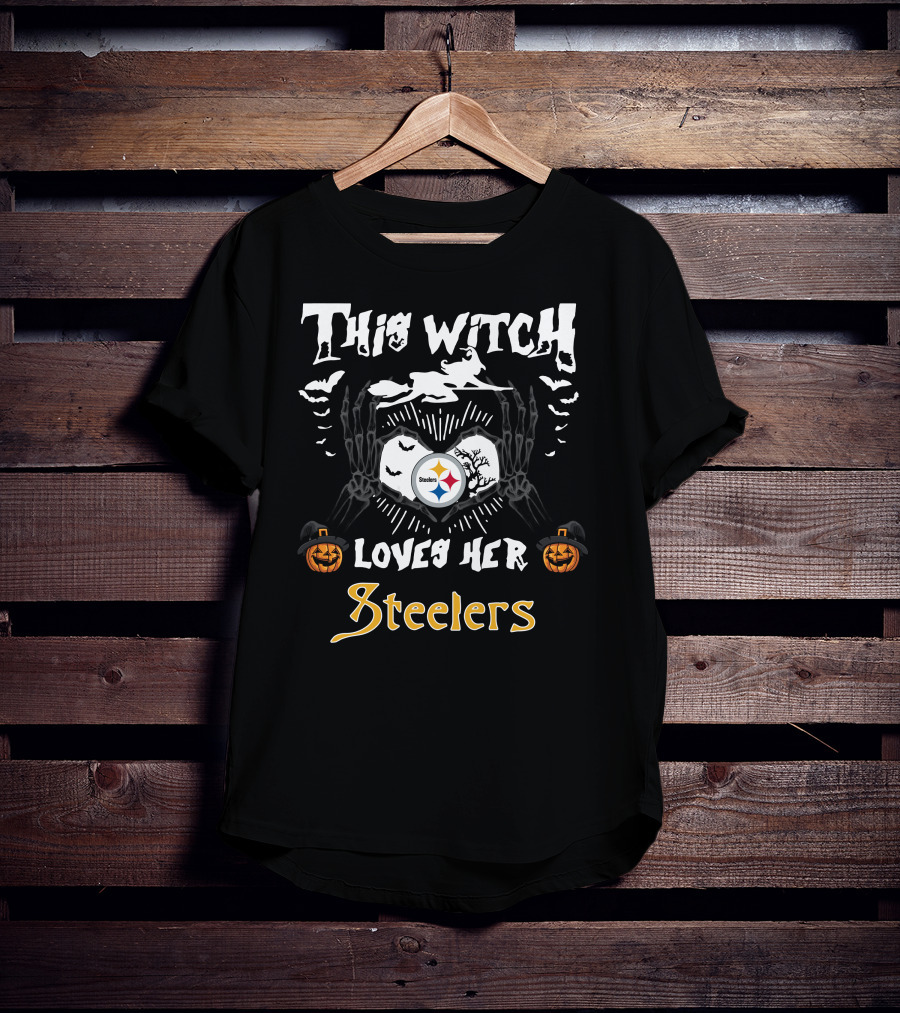 This Witch Loves Her Steelers T-Shirt