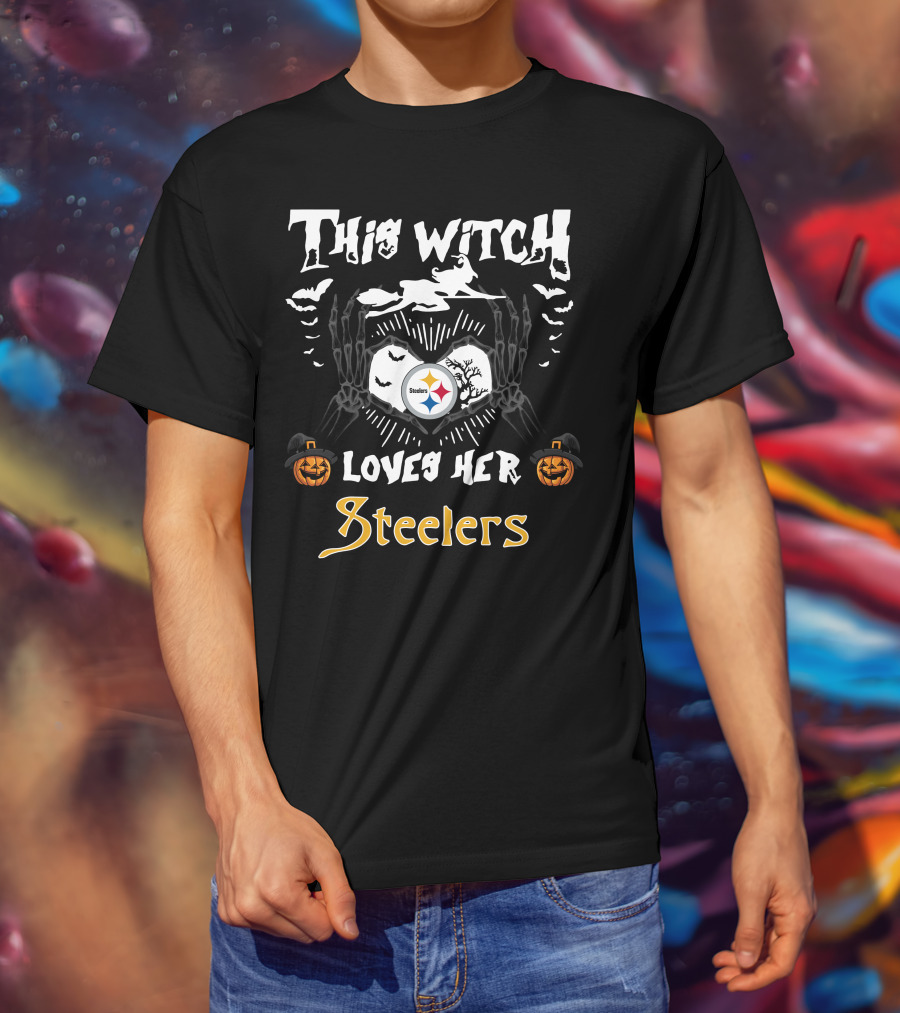This Witch Loves Her Steelers T-Shirt