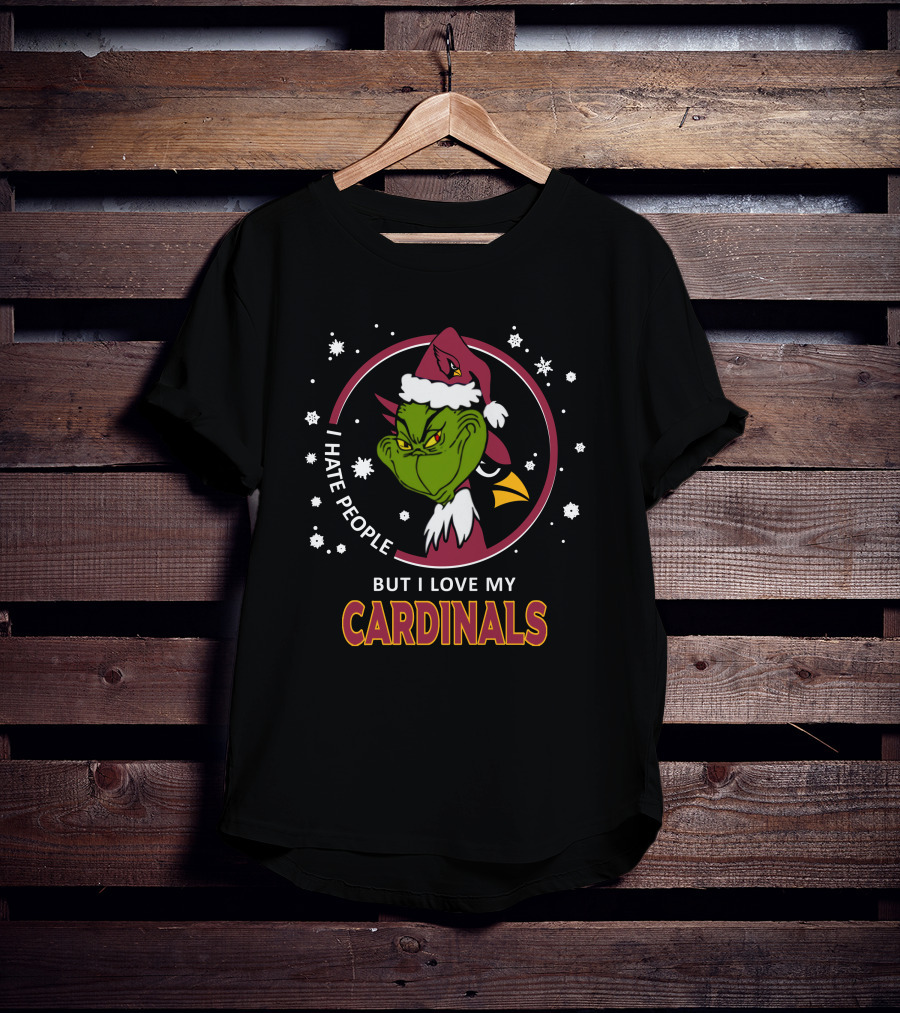 I Hate People But I Love My Arizona Cardinals T-Shirt