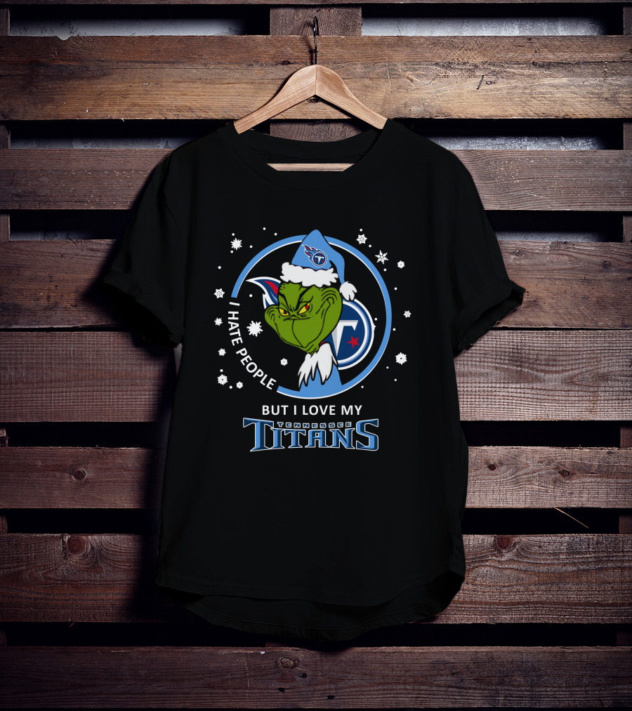 I Hate People But I Love My Tennessee Titans T-Shirt