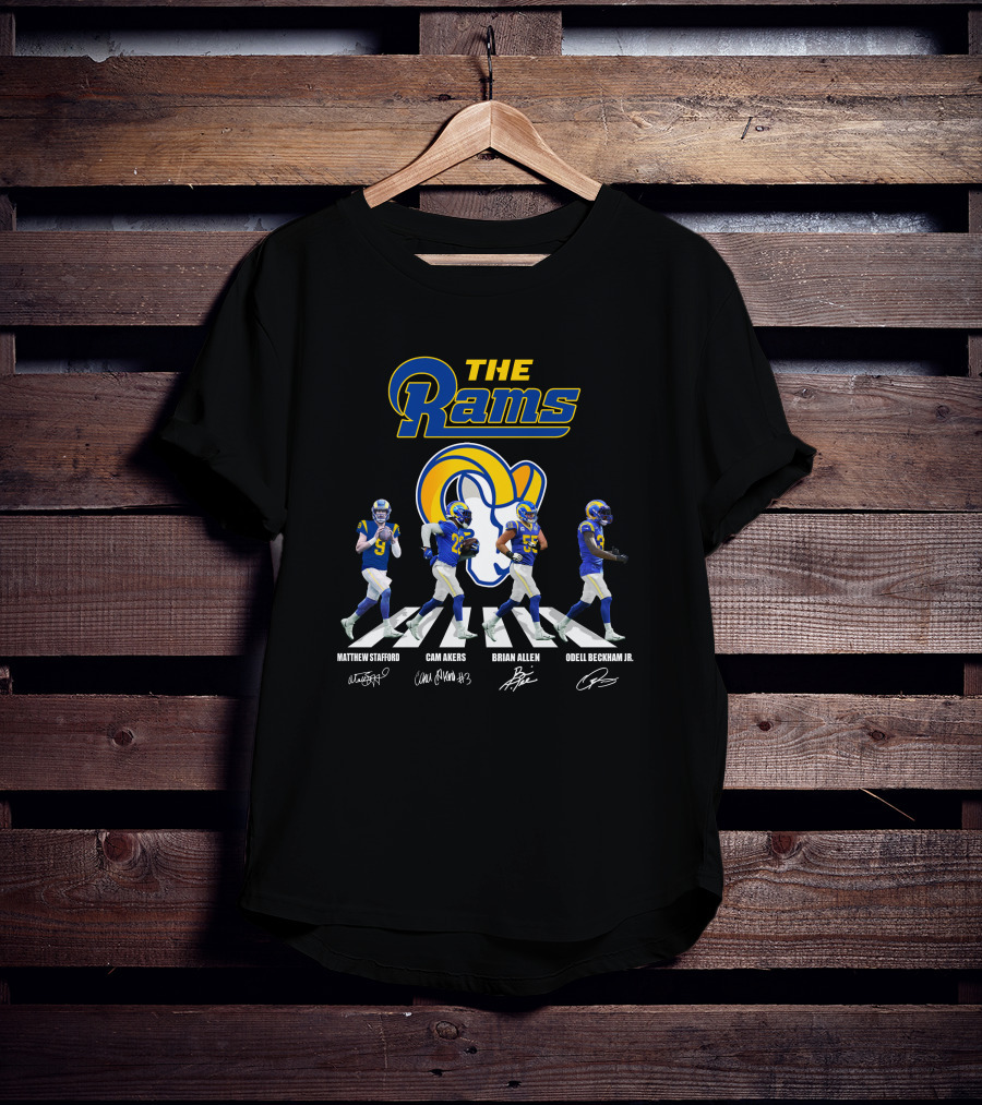 The Rams Matthew Stafford Cam Akers Brian Allen Odell Beckham Jr Ds003 Los Angeles Rams T-Shirt