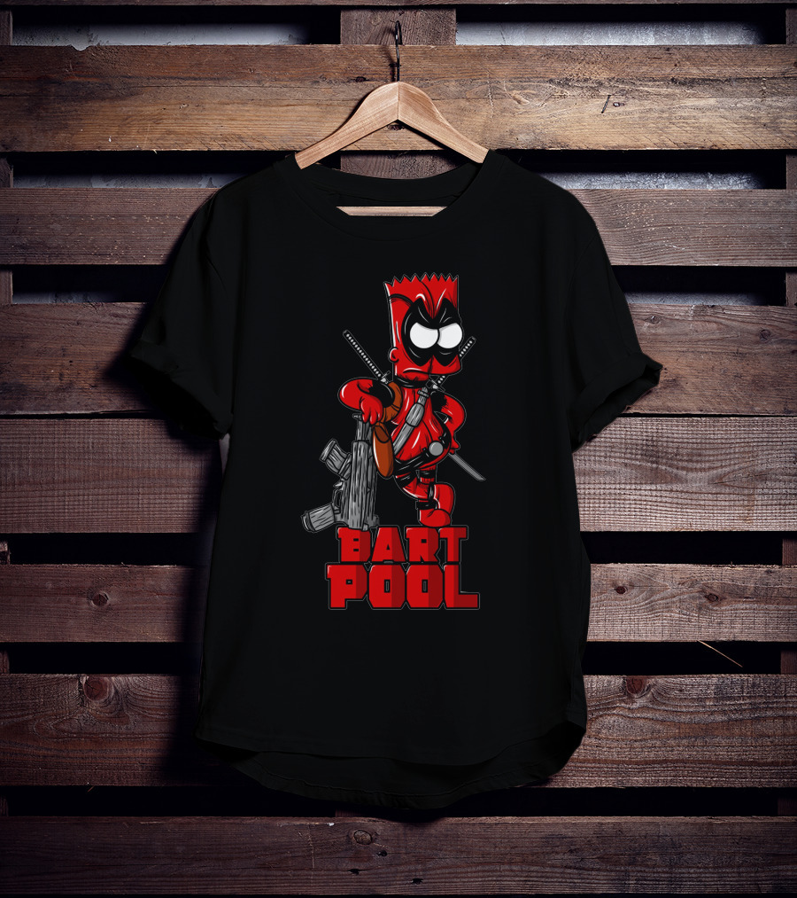 Bart Pool Ninja Attire T-Shirt