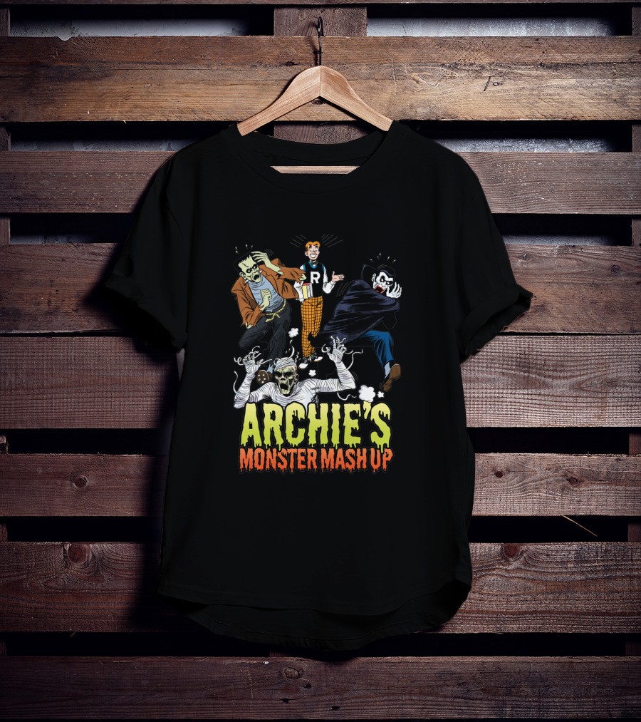 Archie's Monster Mash Up With Classic Movie Creatures 1722483 T-Shirt