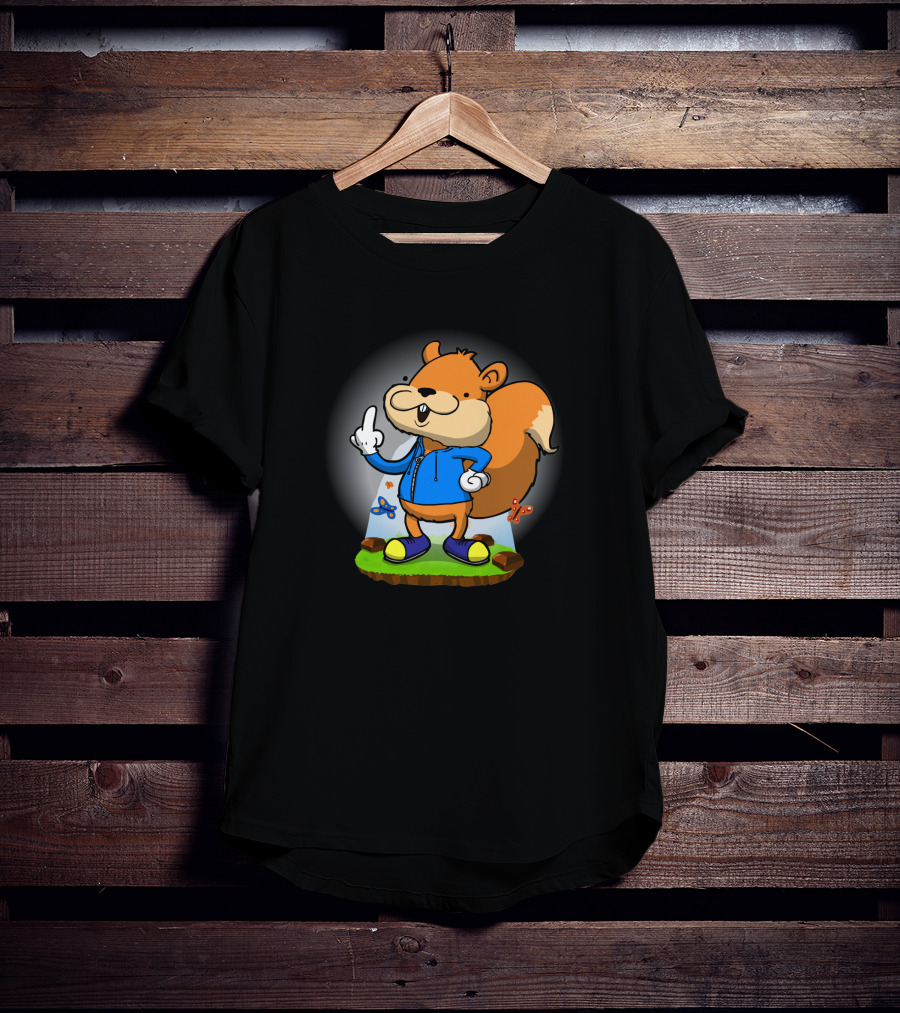 Conker's Bad Fur Day Squirrel Character 6324 T-Shirt