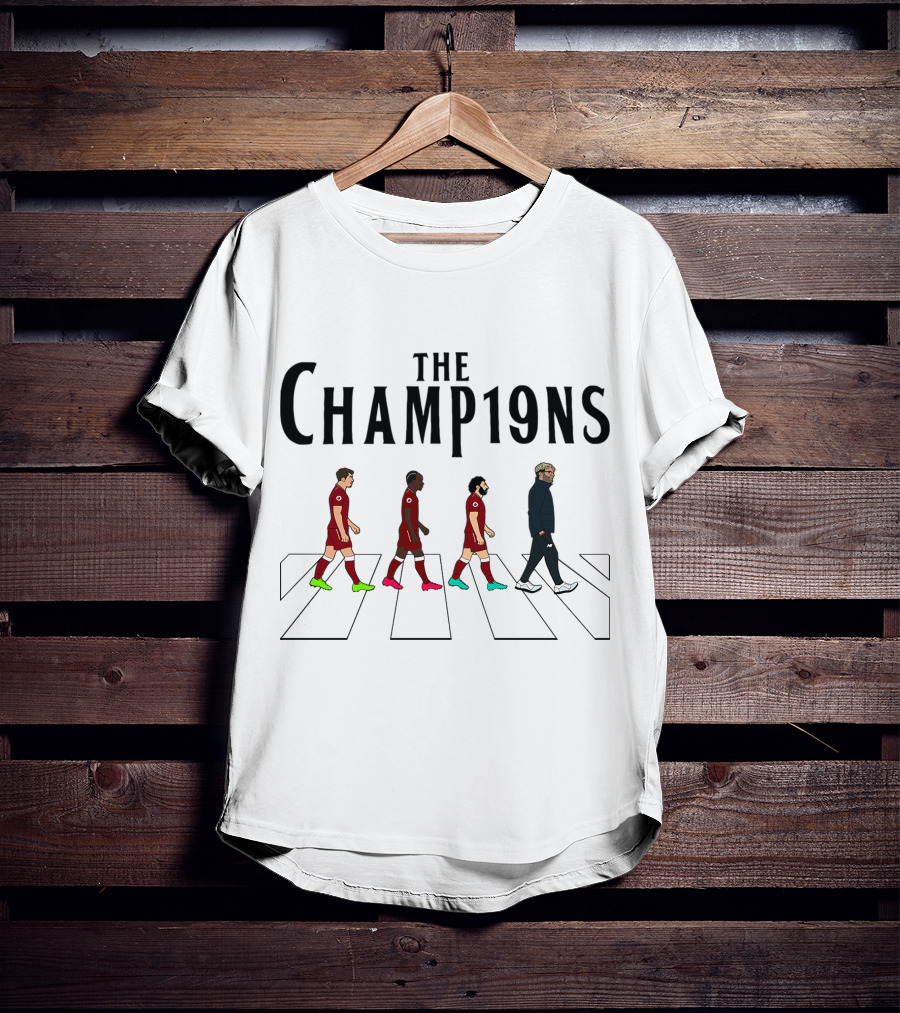 The Champ19ns Liverpool FC Abbey Road T-Shirt
