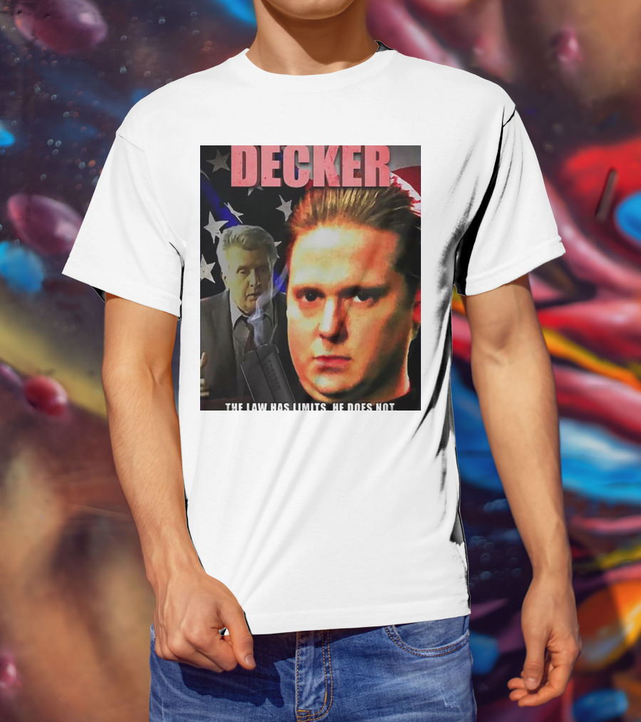 DECKER The Law Has Limits He Does Not On Cinema At The Cinema T-Shirt