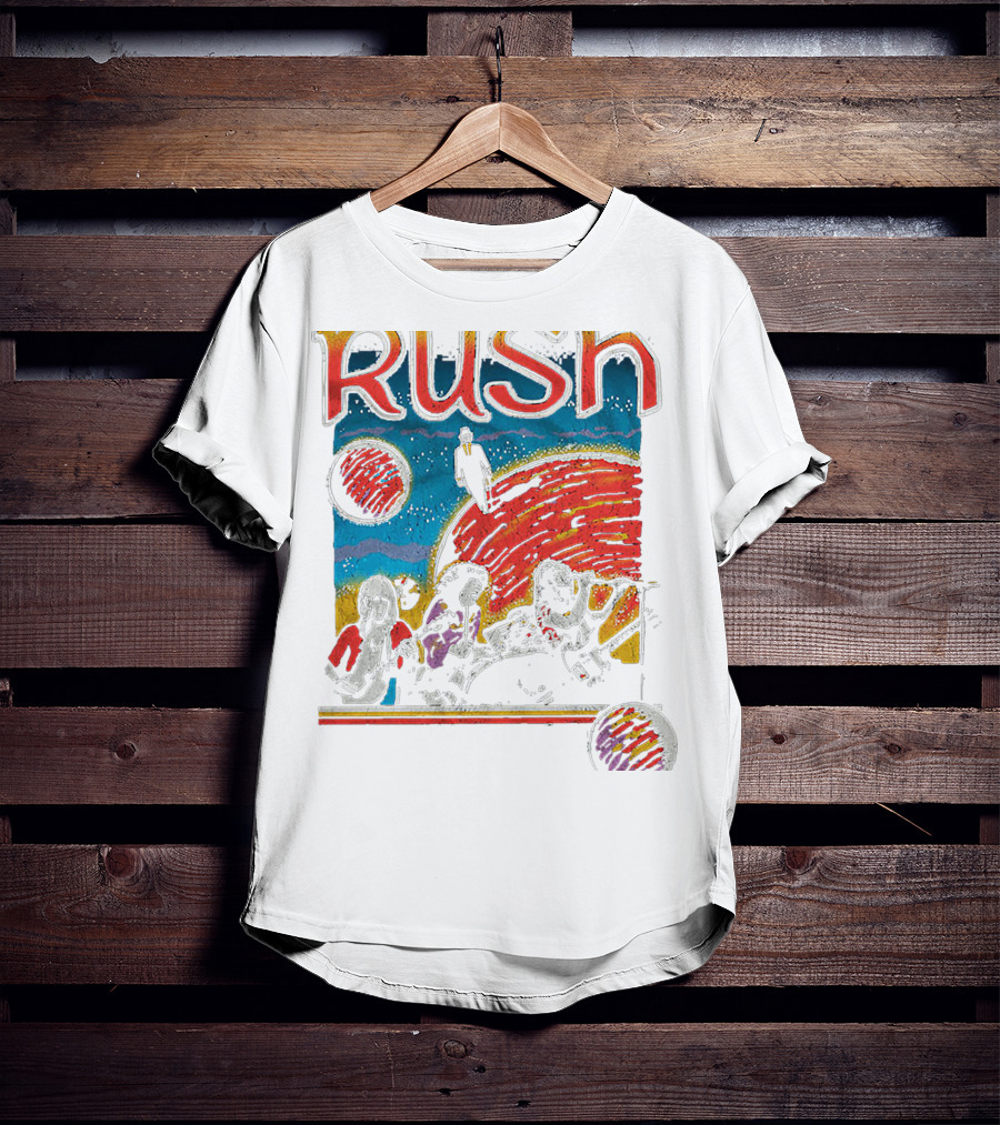 Rush Band Retro Space T-Shirt