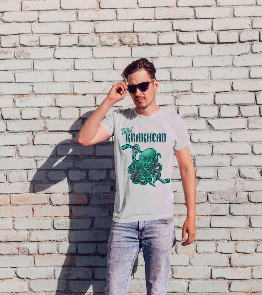 Total Krakhead Seattle Kraken Hockey Tentacles T-Shirt