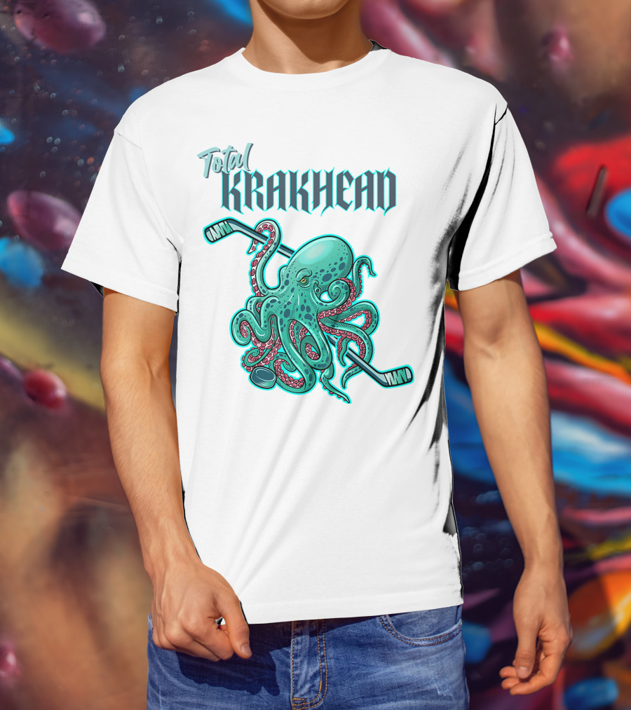 Total Krakhead Seattle Kraken Hockey Tentacles T-Shirt
