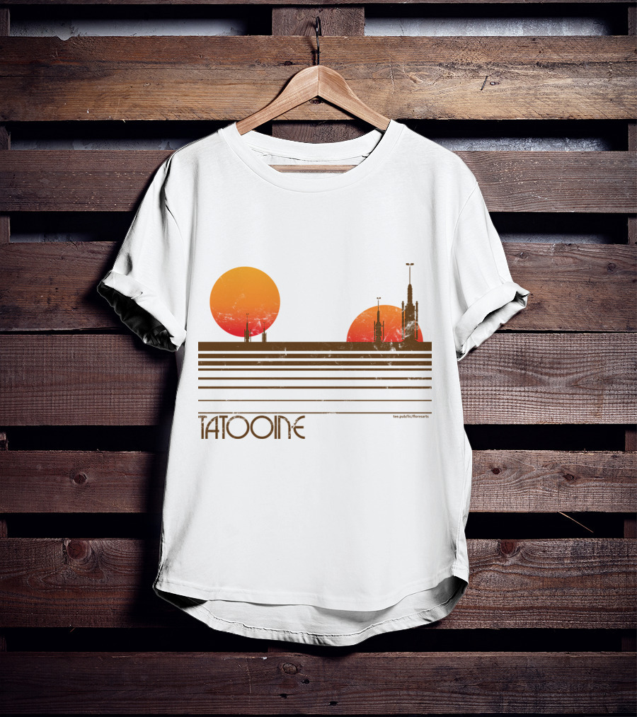 Star Wars Tatooine Sunset Twin Suns T-Shirt