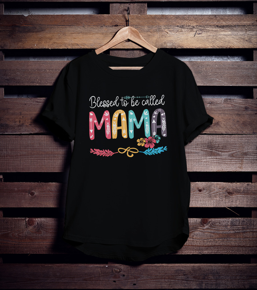 Blessed To Be Called Rainbow Mama T-Shirt