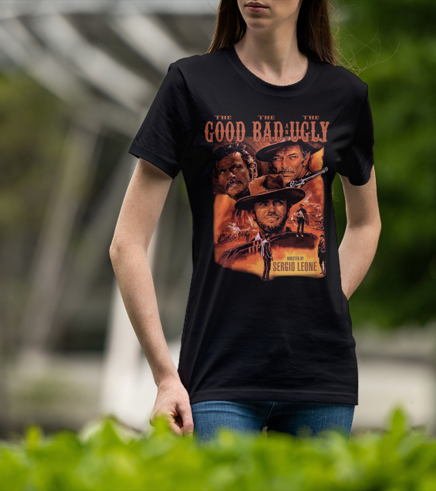 The Good The Bad And The Ugly Directed By Sergio Leone T-Shirt