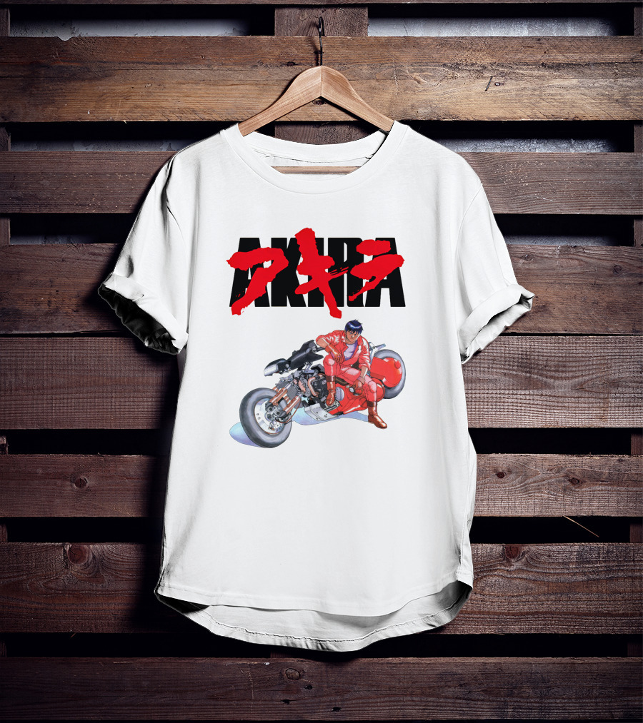 AKIRA Iconic Kaneda And Motorcycle Scene T-Shirt
