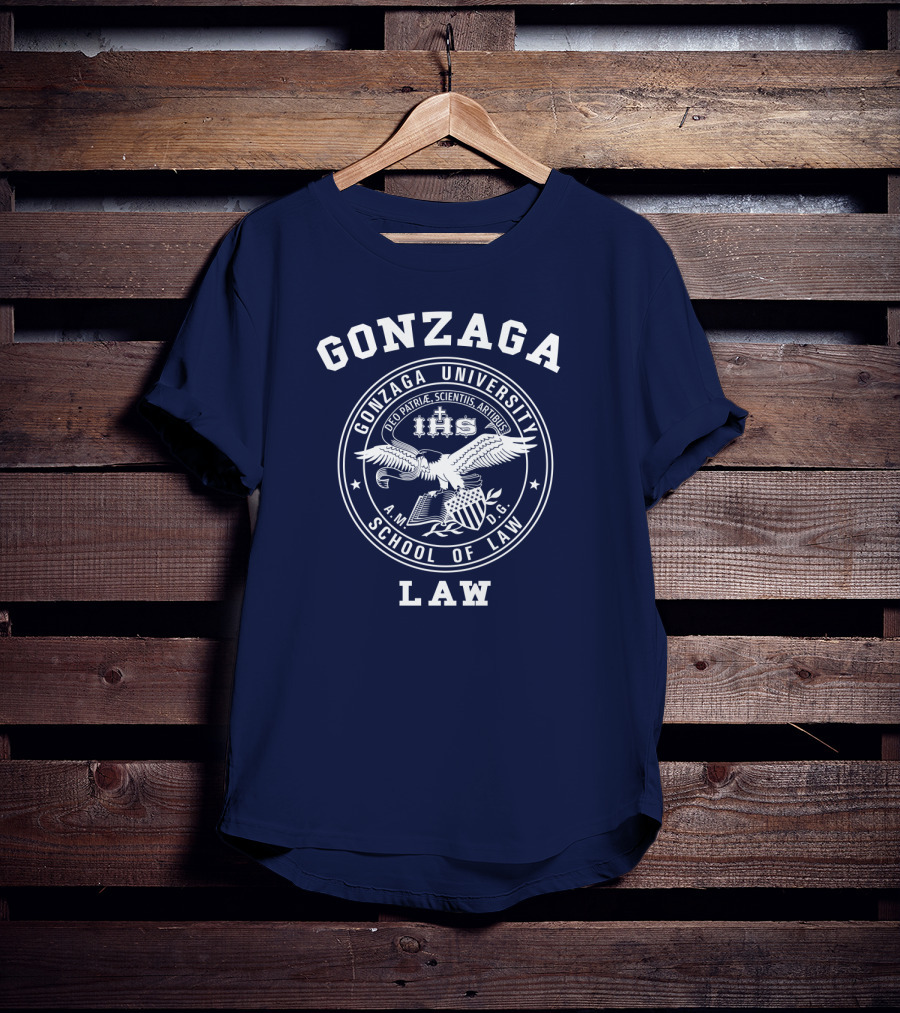 Gonzaga University School Of Law Seal Emblem T-Shirt