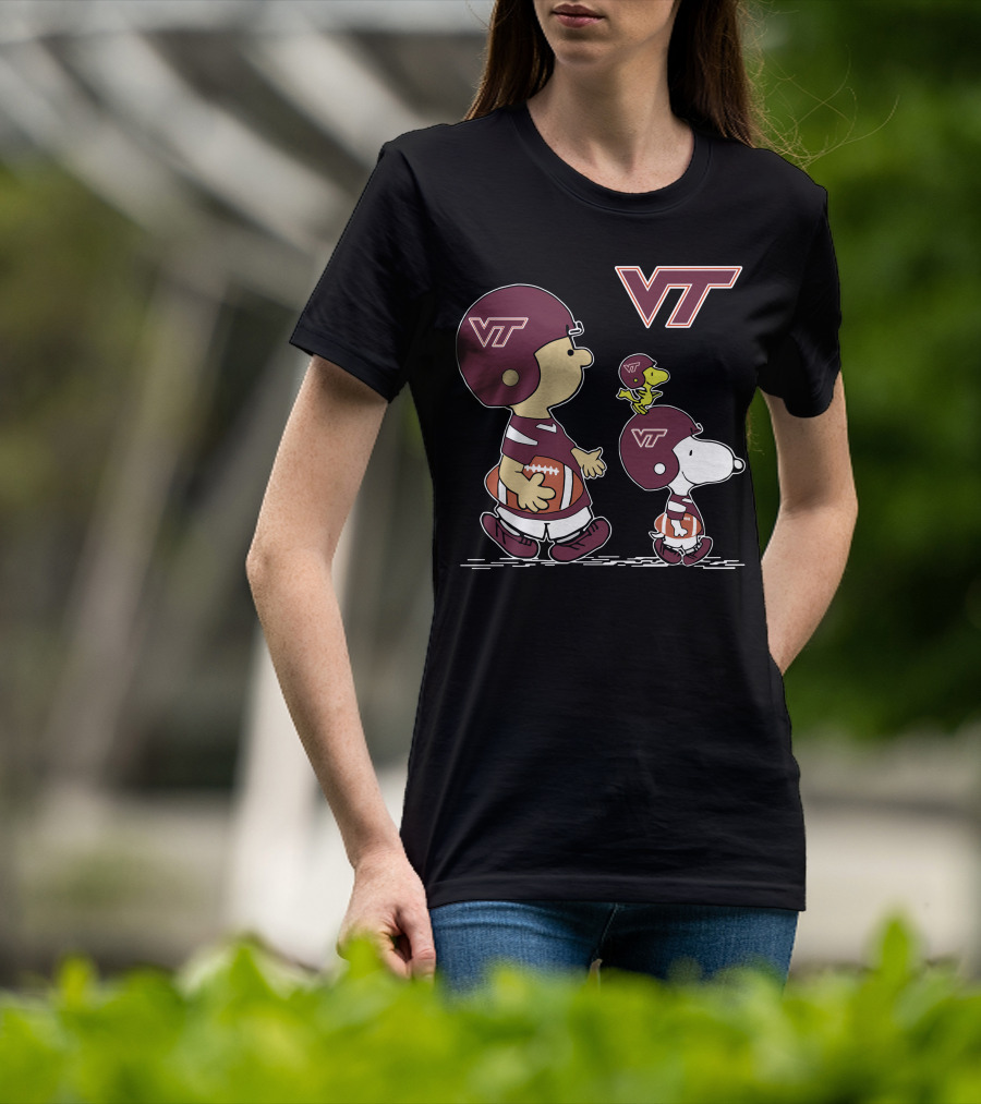 Virginia Tech Hokies Football VT Characters T-Shirt