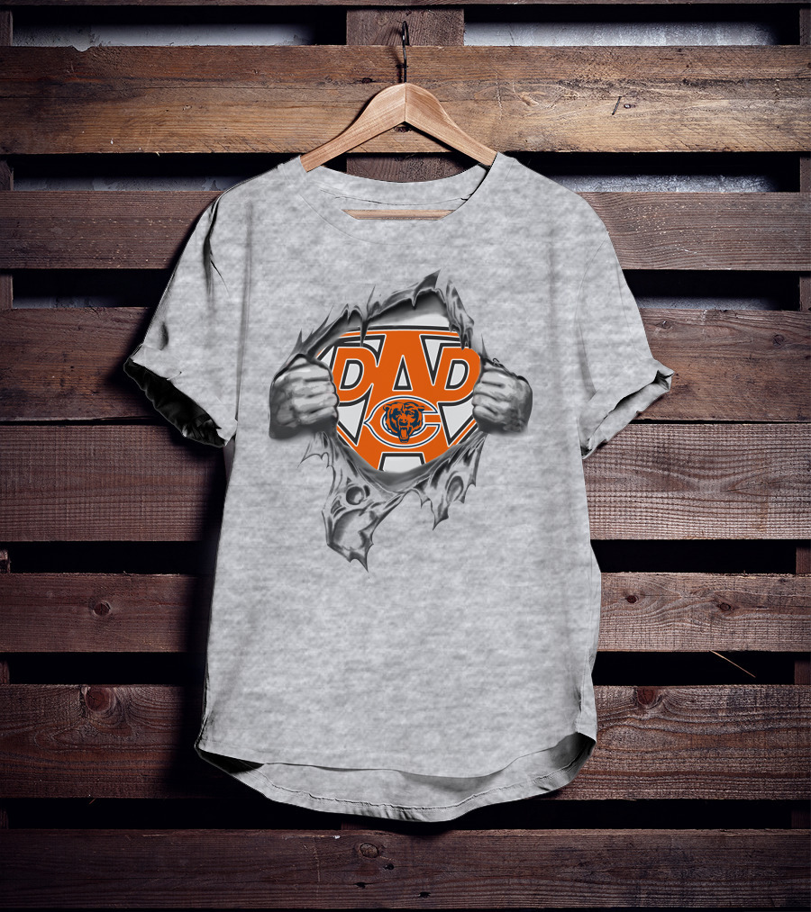 Chicago Bears Dad Hero T-Shirt