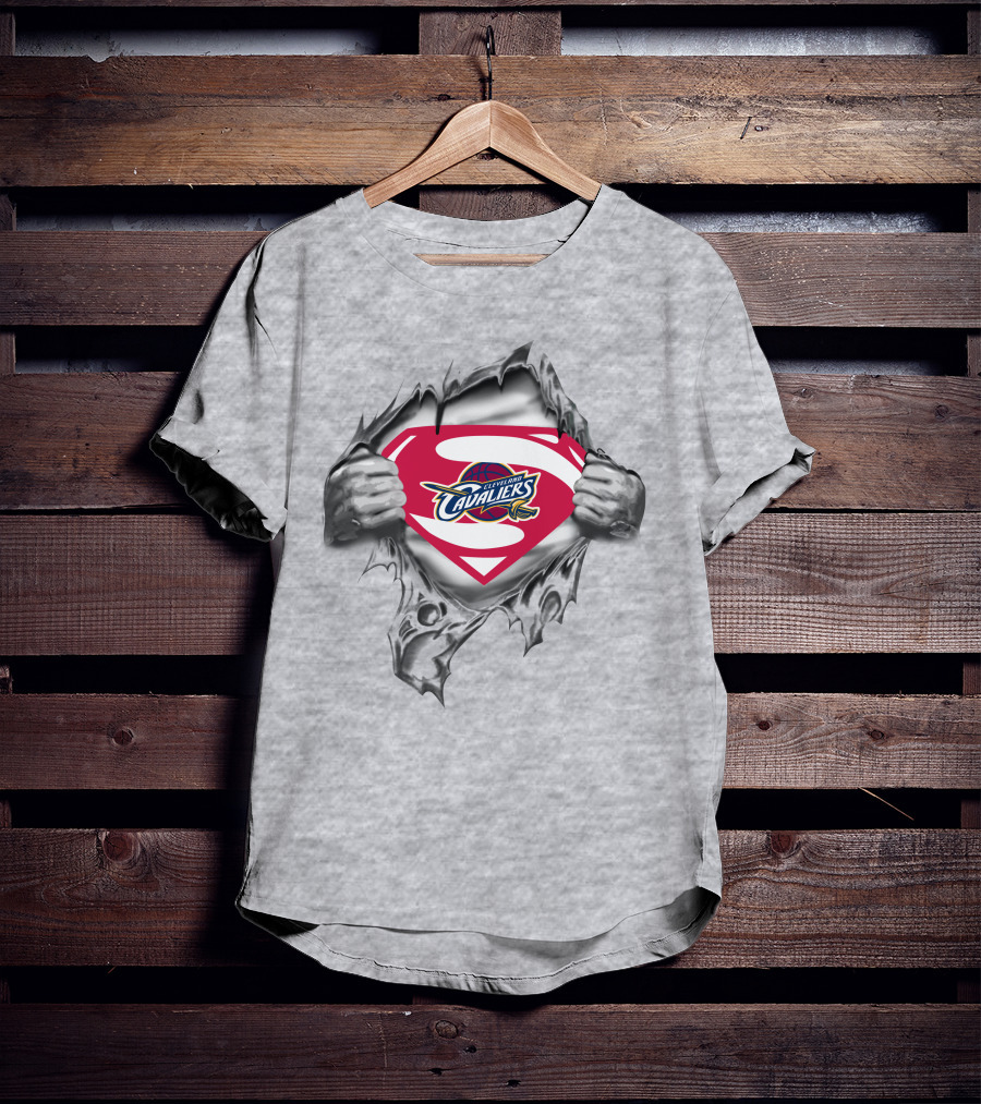 Cleveland Cavaliers Superman Logo Crossover T-Shirt
