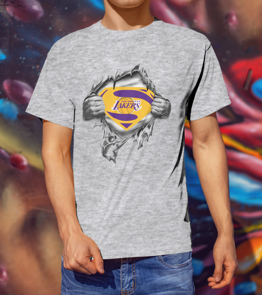 Los Angeles Lakers Superman T-Shirt