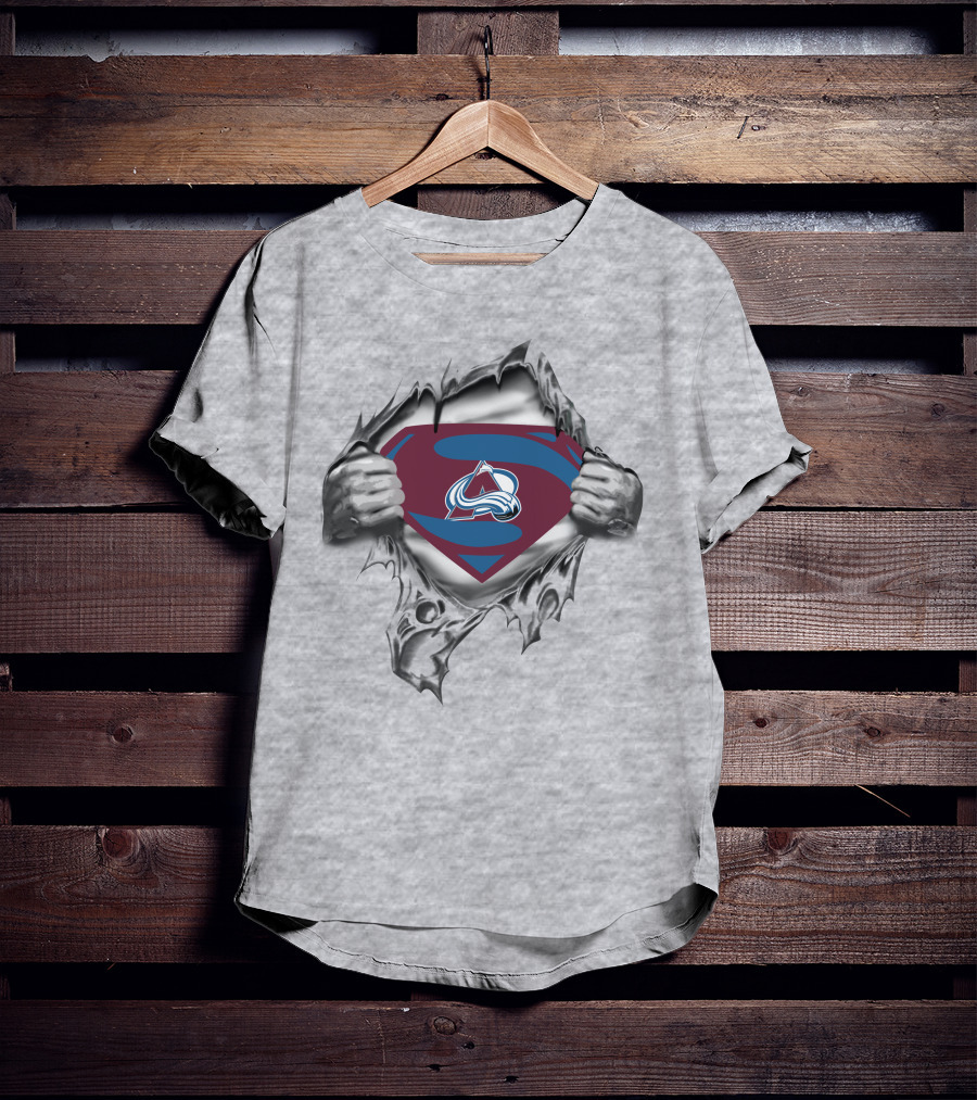 Avalanche Logo Superman Chest Rip T-Shirt
