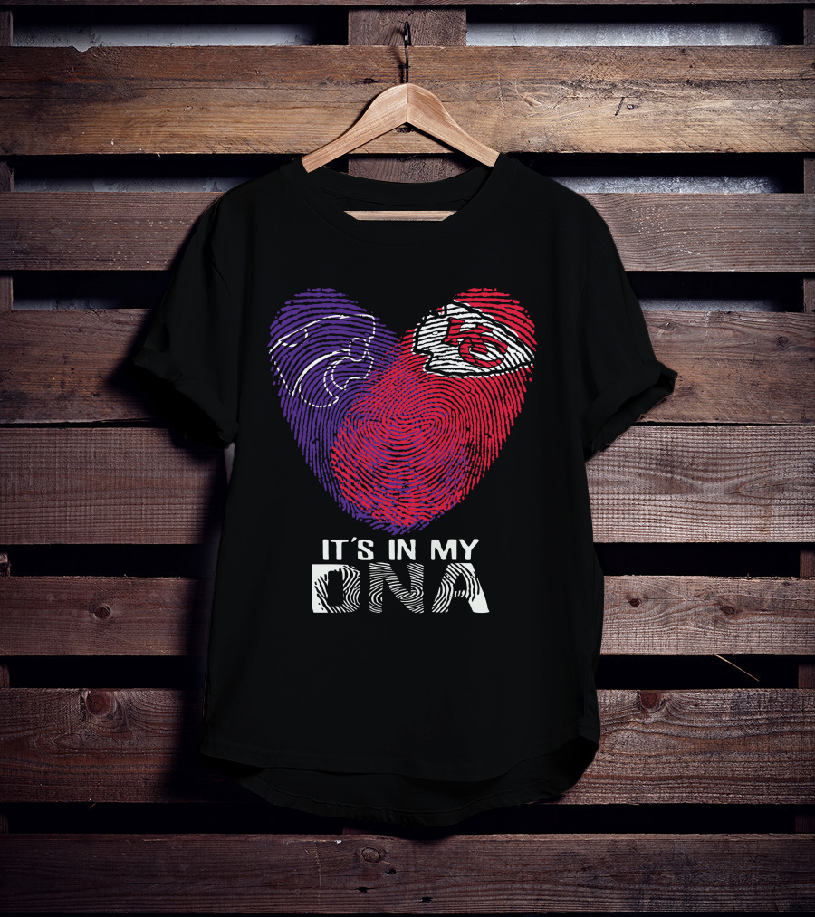 Kansas State Wildcats Chiefs It's In My Dna T-Shirt