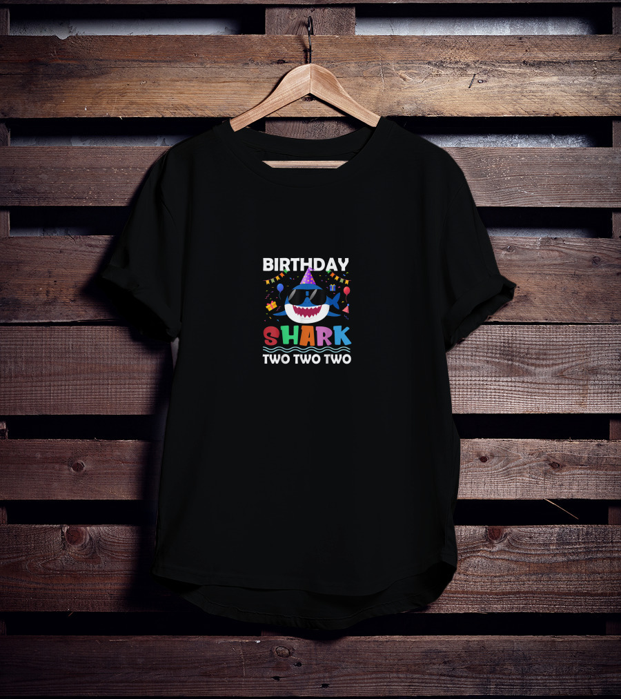 Birthday Shark Two Two Two T-Shirt