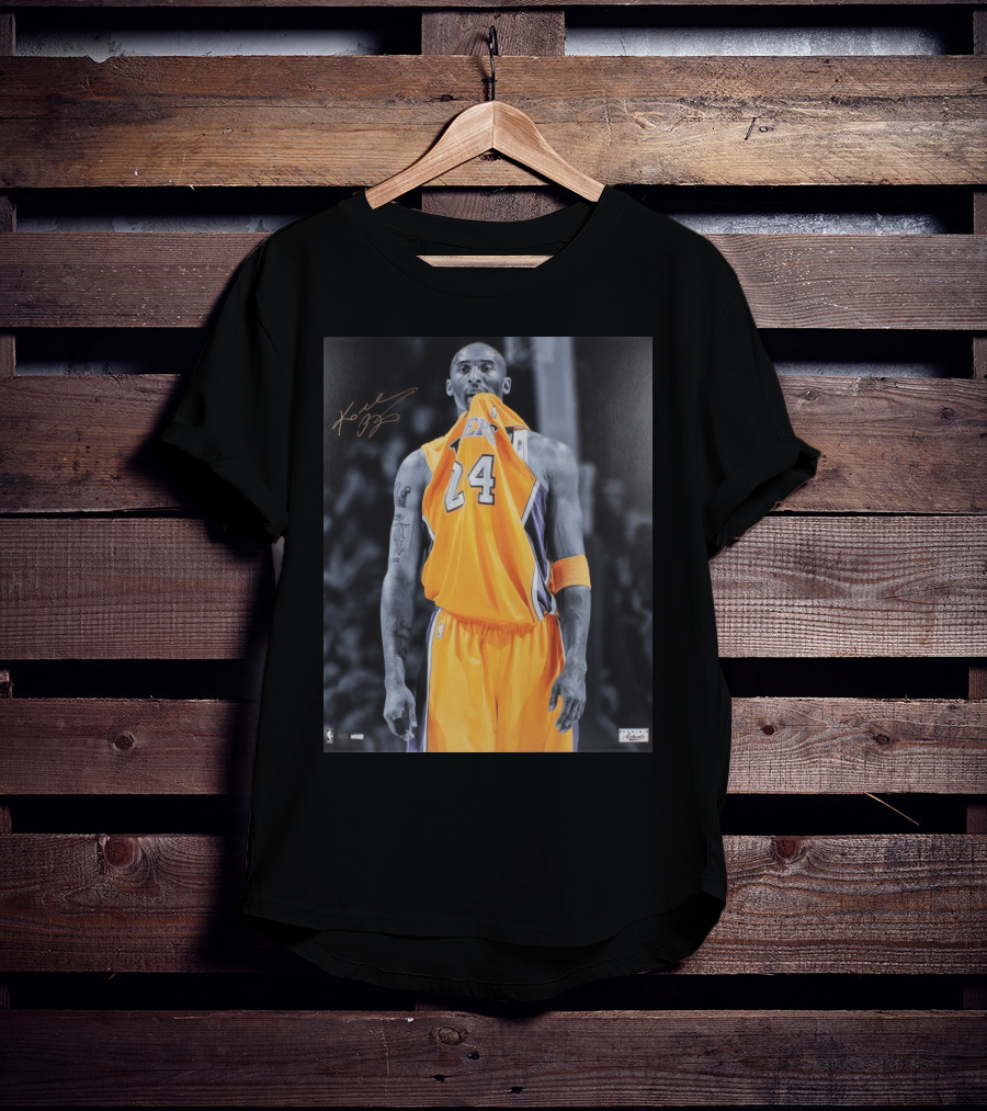 Kobe Bryant Mamba Mentality Lakers Basketball Icon 24 Signature T-Shirt