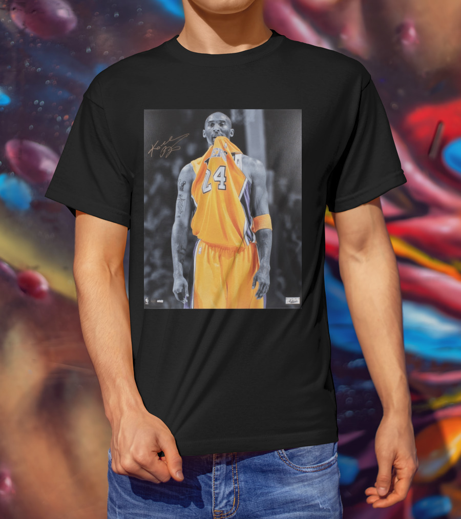 Kobe Bryant Mamba Mentality Lakers Basketball Icon 24 Signature T-Shirt